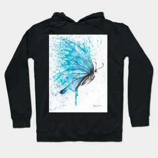 Aqua Butterfly Hoodie